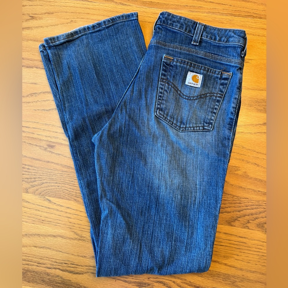 Carhartt Traditional Fit Women's Dark Blue Jeans